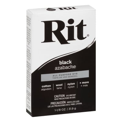 Rit All Purpose Dye, Black - 1.125 oz