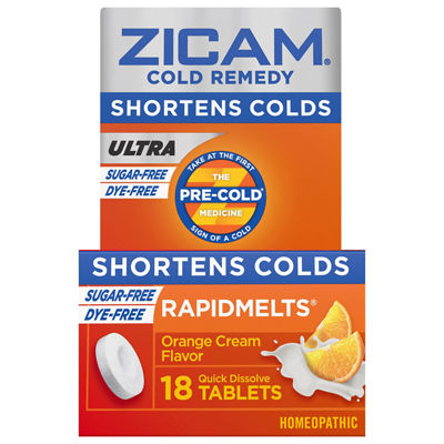 Zicam - Zicam Cold Remedy Rapidmelts Orange Cream Ultra Quick