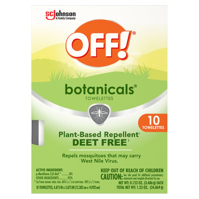 Off! - Off!, Botanicals - Towelettes (10 count), Shop