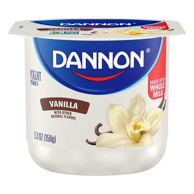 Danone, Yogurt, Vanilla (5.3 oz