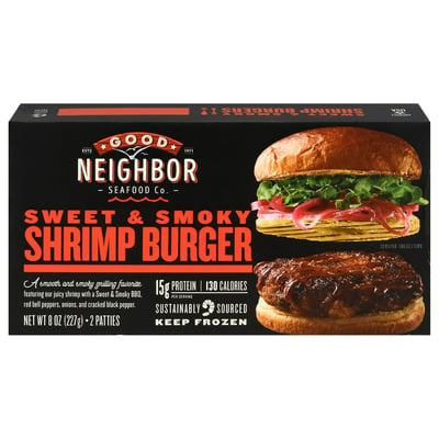 Shrimp Burger Recipe  Neighborhood Grocery Store & Pharmacy