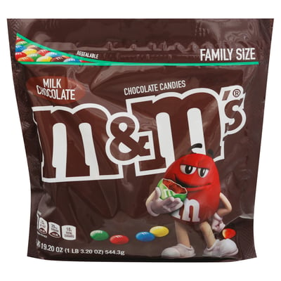 M&M's - M&M's, Chocolate Candies, Milk Chocolate, Family Size (19.2 oz ...