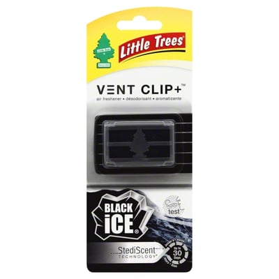Little Trees - Little Trees Air Freshener, Vent Clip +, Black Ice, Shop