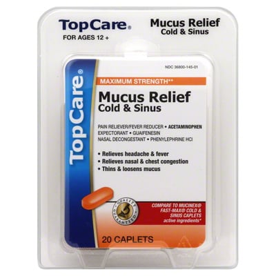 TopCare Health Cold & Flu, Maximum Strength Relief, Severe
