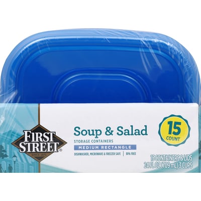 First Street - First Street, Storage Containers, Soup & Salad