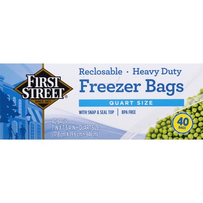 President's Choice Large Heavy Duty Freezer Bags - 120 ea