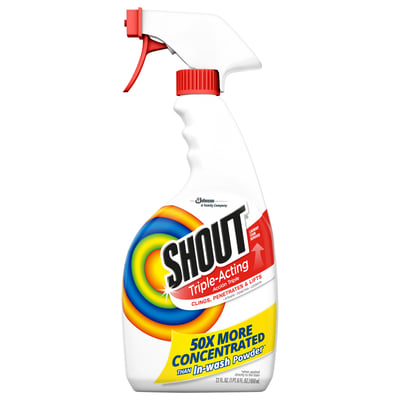 Shout Triple-Acting Refill, Laundry Stain Remover, 60oz