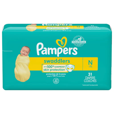 Pampers - Pampers, Swaddlers - Diapers, Newborn (Less than 10 lb), Jumbo  Pack (31 count), Shop