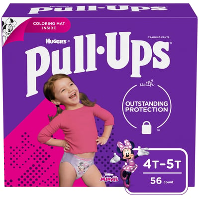 PULL-UPS - PULL-UPS, Training Pants, Disney Junior Minnie, 4T-5T (56 count), Shop
