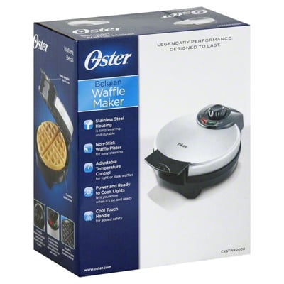 Máquina Oster® para hacer waffles belgas CKSTWF2000 - Oster