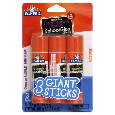 Elmer's Glue Stick - Glue All, Acid-Free, 0.77 oz