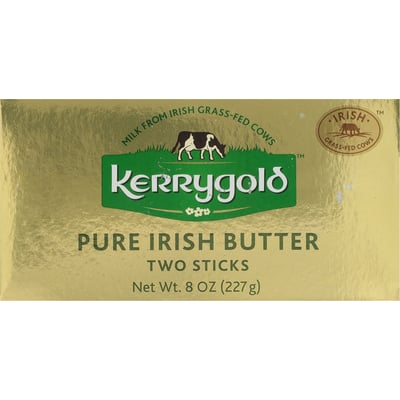 Save on Kerrygold Pure Irish Butter Sticks Salted Grass-fed - 2 ct Order  Online Delivery