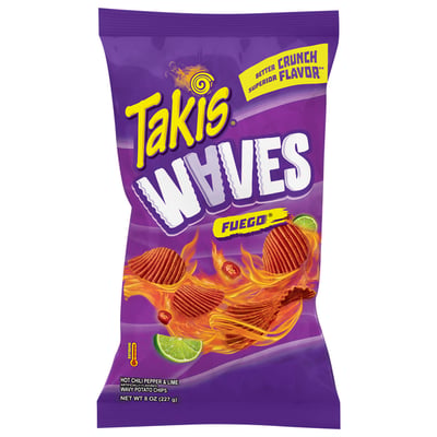 Takis - Takis, Waves - Wavy Potato Chips, Fuego, Extreme (8 oz