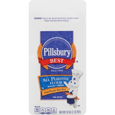 Pillsbury - Pillsbury Best Pre-Sifted Bleached & Enriched All Purpose Flour  32 Ounces (32 ounces), Shop