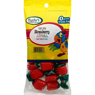 RUDY'S Rudy's Candies Fat Free Strawberry Candy 3.5 Ounces (6 ounces) WinnDixie delivery
