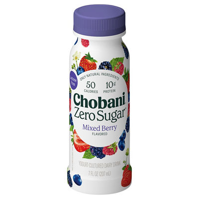 苺　0729 Chobani - Chobani Zero Sugar Mixed Berry Yogurt Drink 7 Ounces (7