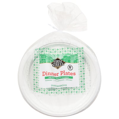 First Street - First Street Heavy Duty Paper Plates (32 count)