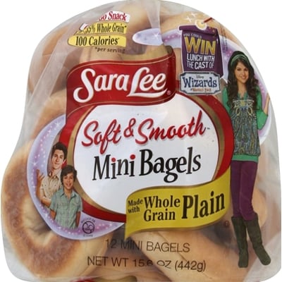 Sara Lee - Sara Lee, Mini Bagels, Whole Grain, Plain ( ounces) | | Save  Mart Supermarkets