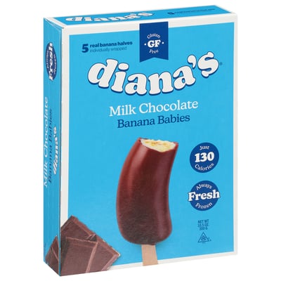 Diana's Bananas - Diana's Milk Chocolate Banana Babies 10.5 Ounces