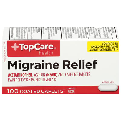 Excedrin Migraine Relief Medicine Coated Caplets 24 Count