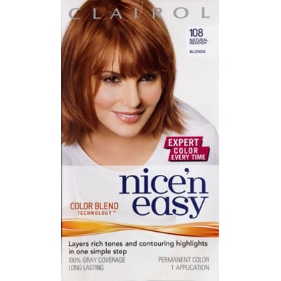 Nice N' Easy - Nice N Easy, Permanent Color, Natural Reddish Blonde 108 | |  Lucky Supermarkets