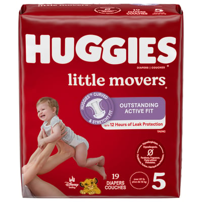 Huggies - Huggies, Little Movers - Diapers, Disney Baby, 5 (Over