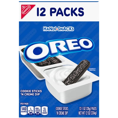 Oreo - Oreo Multipack Creme Dip Cookie Sticks 12 Pack (12 ounces