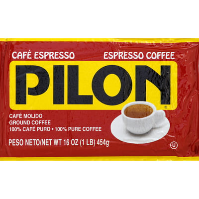 Pilon - Pilon Cafe Espresso Ground Brick Coffee 16 Ounces (16