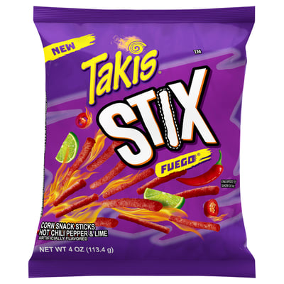 Takis Stix Fuego Corn Sticks, 9.9 Oz.