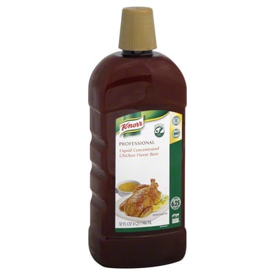Knorr, Professional Liquid Concentrated Chicken Flavor Base 32 fl oz. (4  Count) 