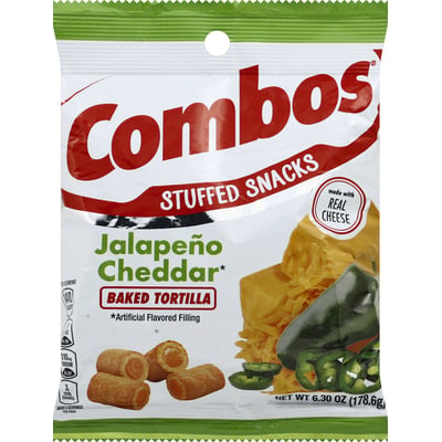 Combos - Combos Stuffed Snacks, Jalapeno Cheddar (6.3 oz)
