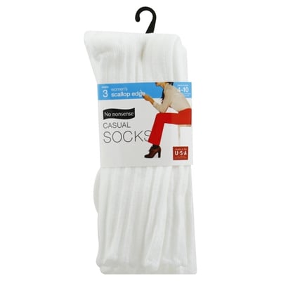 No Nonsense Socks, Casual, White, 4-10, Women, Clothing