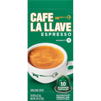 Café La Llave Aluminum Espresso Capsules