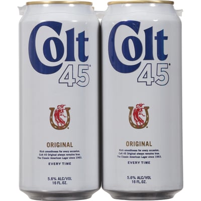 Colt 45 - Colt 45 Can Malt Liquor 4 pk (16 ounces)  Winn-Dixie delivery -  available in as little as two hours