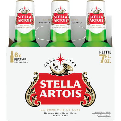 Stella Artois - Stella Artois Petite Imported Lager Bottle Beer 6