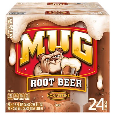 Save on Mug Root Beer Soda Caffeine Free - 6 pk Order Online Delivery