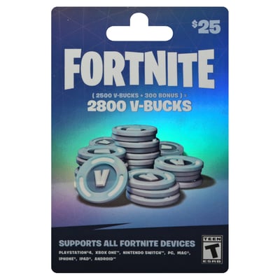 Fortnite - Fortnite, Gift Card, 2800 V-Bucks, $25, Shop