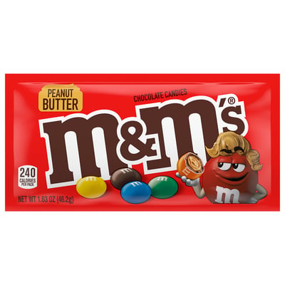 M&M's - M&M's, Chocolate Candies, Peanut Butter (1.63 oz)