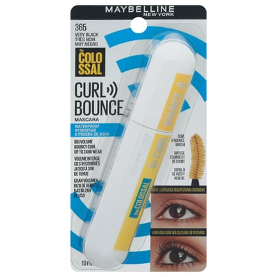 (0.33 fl oz) Maybelline, Black The Weis | - - Colossal 365 Bounce, Maybelline Very | Curl Mascara, Shop Markets