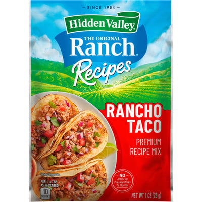 Hidden Valley - Hidden Valley, The Original Ranch Recipes - Recipe Mix,  Rancho Taco, Premium (1 oz) | Shop | Winn Dixie