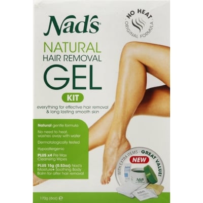 Nad's Hair Removal - Nads, Hair Removal Gel Kit, Original Formula (6  ounces) | | Lucky Supermarkets