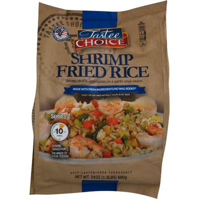 Tastee Choice - Tastee Choice Shrimp Fried Rice 24 Ounces (24 ounces ...