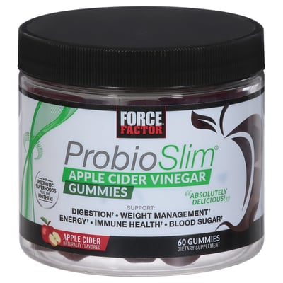 Force Factor - Force Factor, Probio Slim - Apple Cider Vinegar, Gummies (60  count), Shop