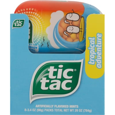 Tic Tac Mints, Tropical Adventure - 1 oz