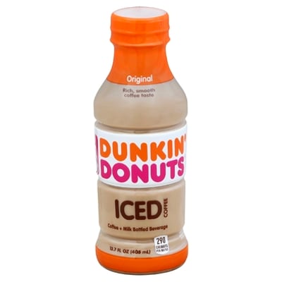 dunkin donuts caramel iced coffee caffeine