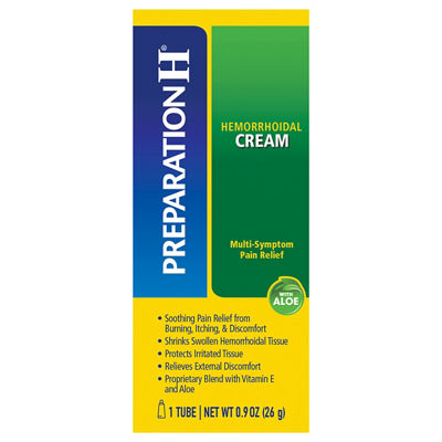 Preparation H - Preparation H With Aloe Hemorrhoidal Cream 0.9