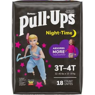 Huggies - Huggies Pull Ups Night-time 3T-4T Girls Disney Toy Story