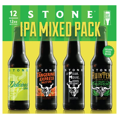 Stone - Stone, Beer, IPA Mixed Pack (12 count) | Shop | Stater Bros. Markets