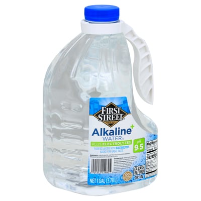 First Street - First Street Water Plus Electrolytes Alkaline + (1 gl) |  Online grocery shopping & Delivery - Smart and Final