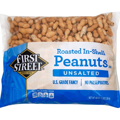 First Street - First Street, Peanuts, Roasted In-Shell, Unsalted